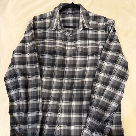 Arc'teryx Other - Arc'teryx Gryson Snap Button Men's Charcoal and White Plaid Shirt